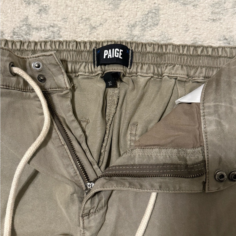 PAIGE Tan Casual Drawstring Pants - Picture 10 of 13